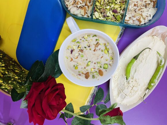 Transfer into serving glass/cup