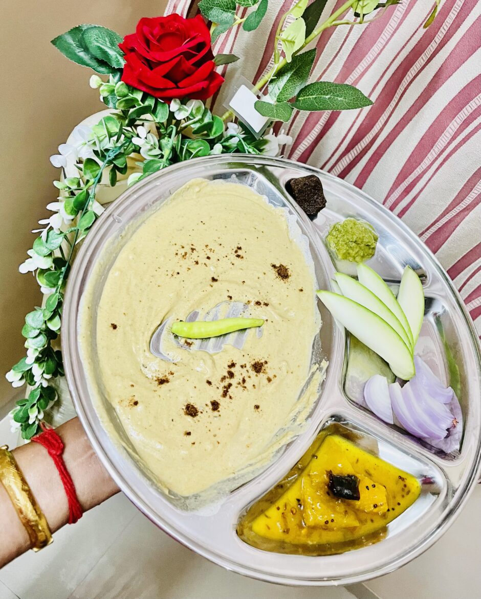 Sattu ka Ghol / Namkin Sattu (Salted Sattu Pudding) From Bihar