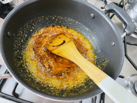add wet masala
