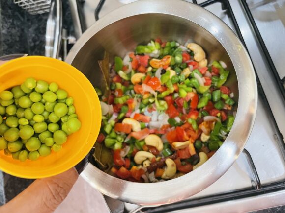 Add peas