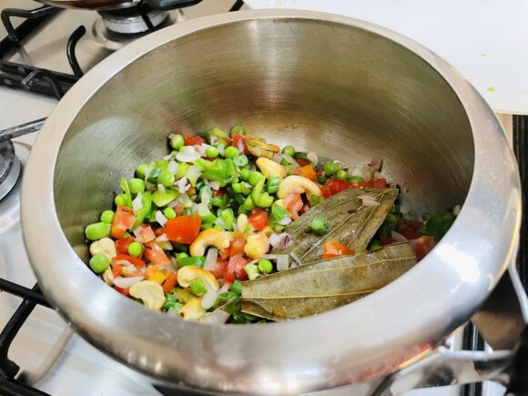 Add peas