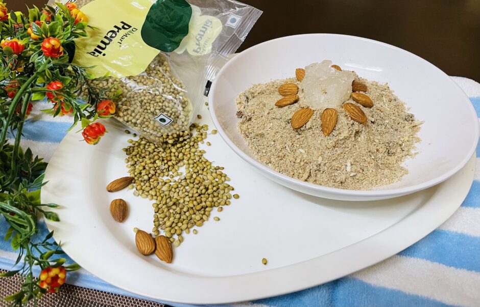 Dhania Panjiri /whole Coriander Prasad (Janam Ashtami Special)