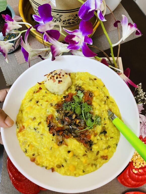 Panchmail Dal Khichadi (Five lentil Mix Khichadi)