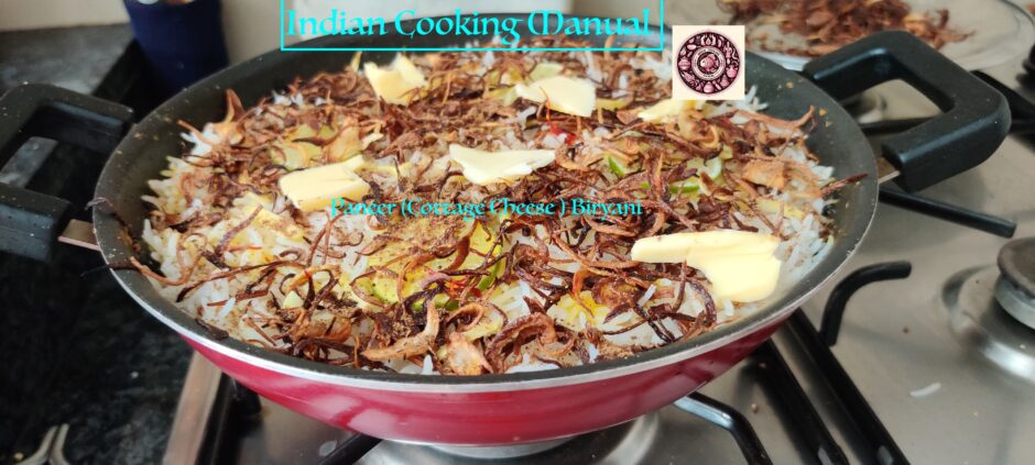 Paneer (Cottage Cheese ) Biryani