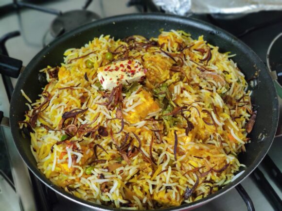 Mouth watering dish is ready to serve