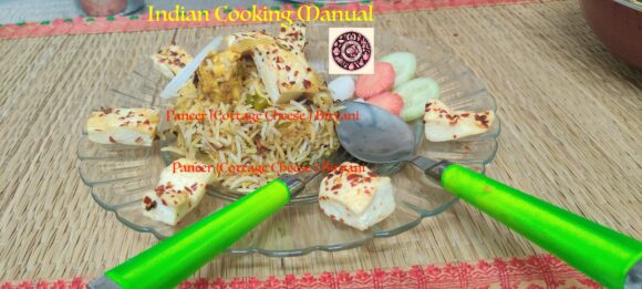 Paneer (Cottage Cheese ) Biryani 