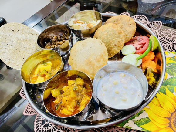 Kanya Poojan Thali During Navratri