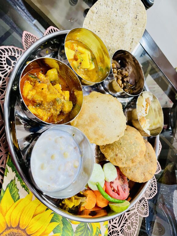 Kanya Poojan Thali During Navratri