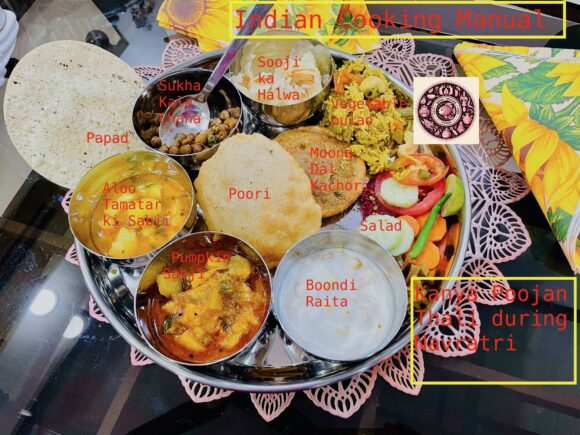 Kanya Poojan Thali During Navratri