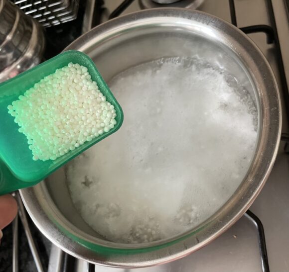 boil sago/ sabudana