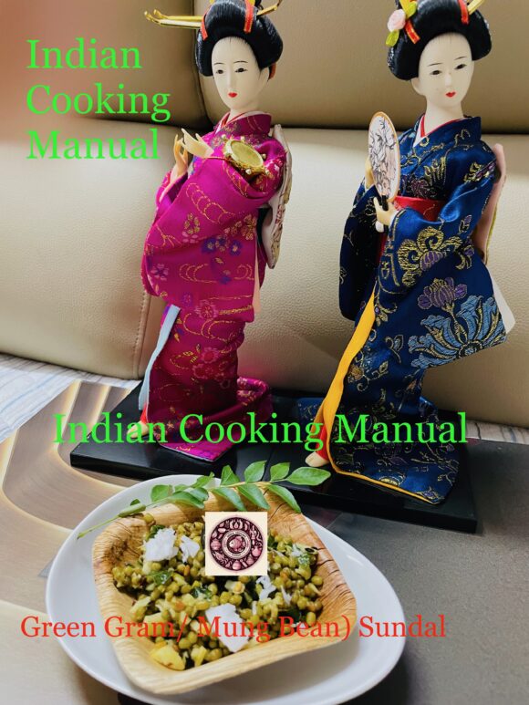 Moong/Pachai Payaru (Green Gram/ Mung Bean) Sundal (South Indian Recipe)