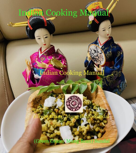 Moong/Pachai Payaru (Green Gram/ Mung Bean) Sundal (South Indian Recipe)