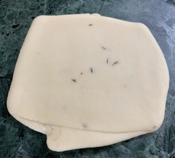 roll to about 1/3” thick