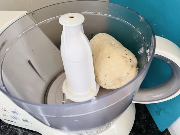 The dough can be made in food processor 
