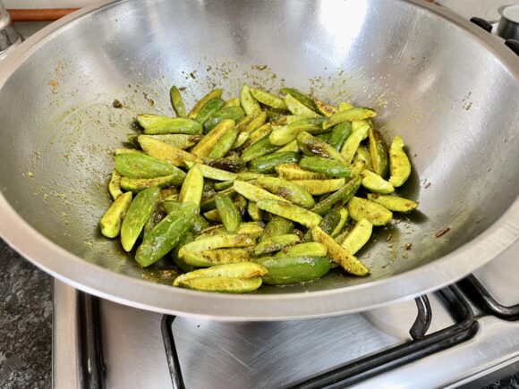 stir fry on medium flame