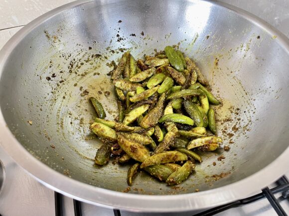 “Kundru/Tendli Fry (Ivy Gourd Fry)” is ready