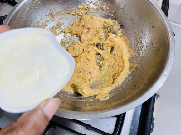 Add fresh cream