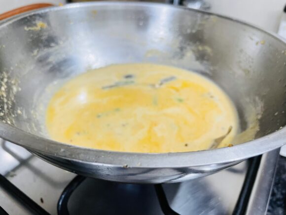 boil the gravy for a minute