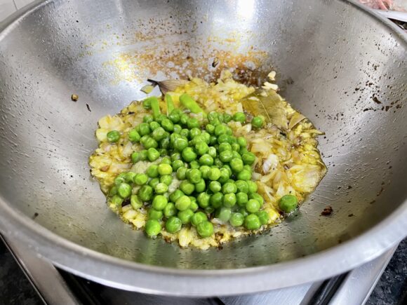 Add peas