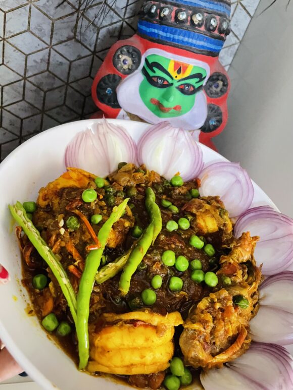 Jambo Tiger Prawn Peas Masala