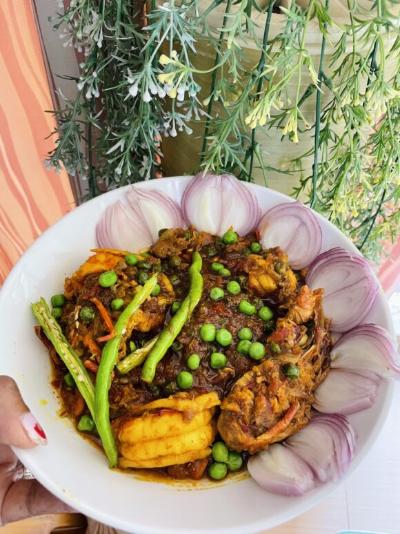 Jambo Tiger Prawn Peas Masala