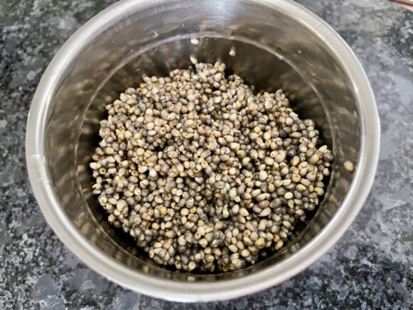 grind on pulse mode for few seconds