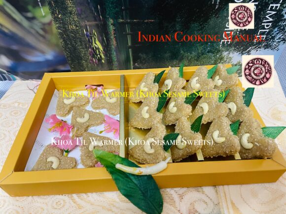 Khoa Til Hearts (Sesame & Khoya Delight)