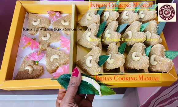 Khoa Til Hearts (Sesame & Khoya Delight)