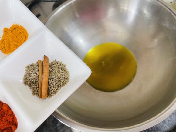 add cumin and cinnamon