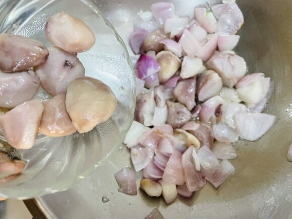 Add water chestnuts