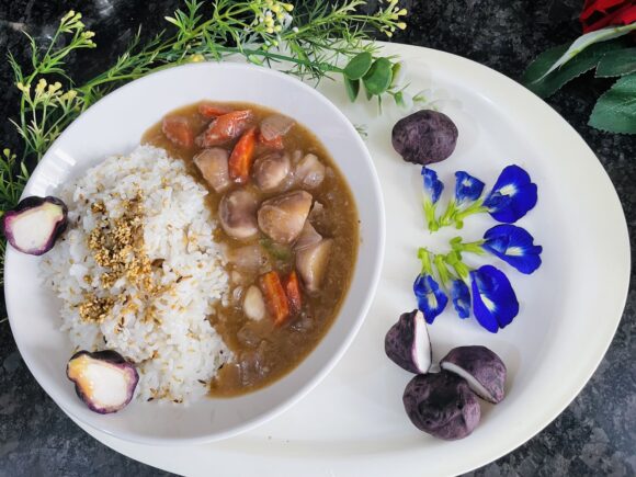 Water Chestnut (Kachche Singhara) Curry (Japanese Cuisine)
