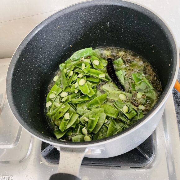 Add suruti papadi and papadi beans