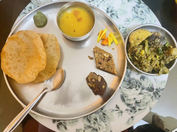 I served it with Poori