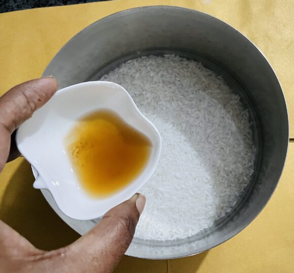 Add apple cinder vinegar and salt 