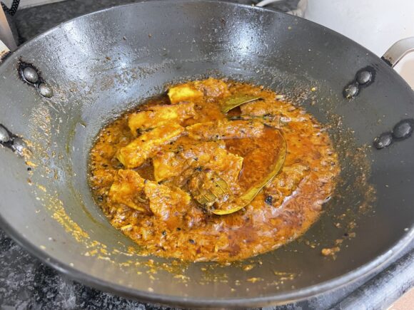 Achari Paneer – A Flavourful Blend of Pickle Spices”is ready to serve