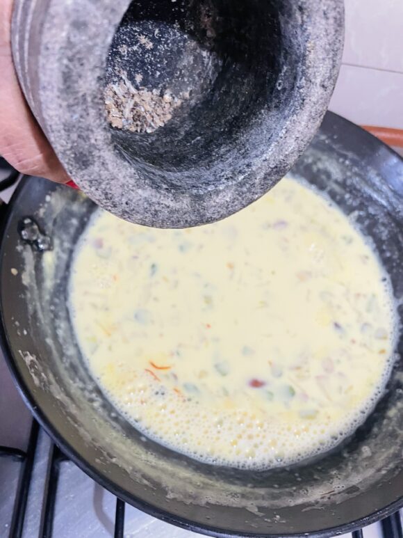 Add green cardamom powder