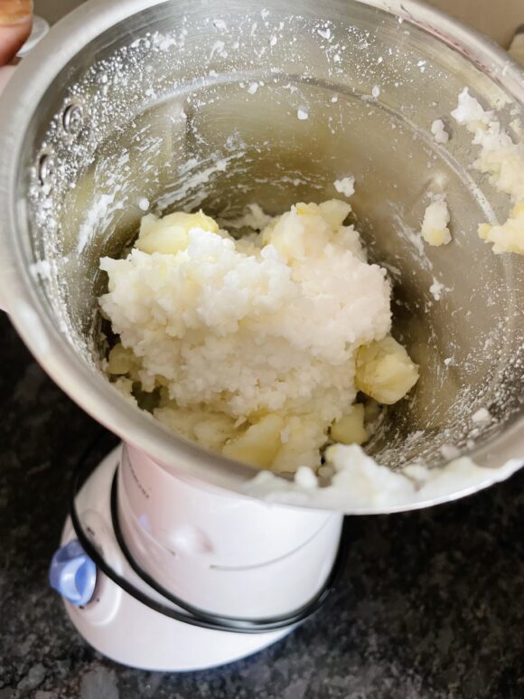 Grind soaked sabudana