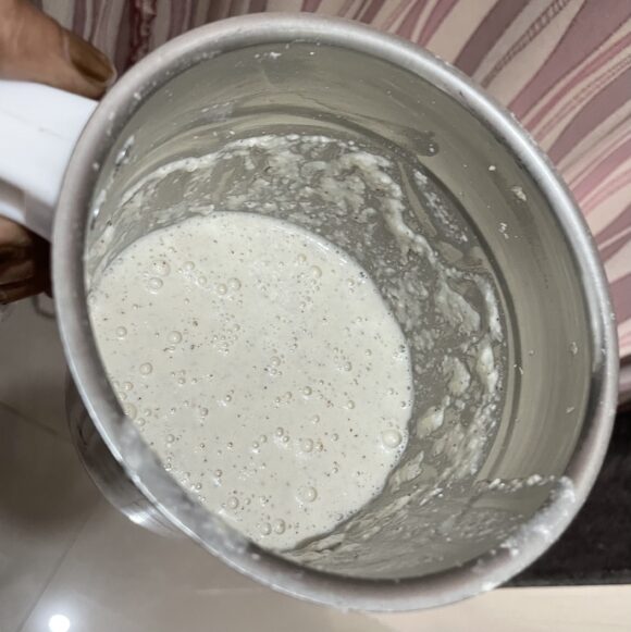 Grind well as chutney with help of water.