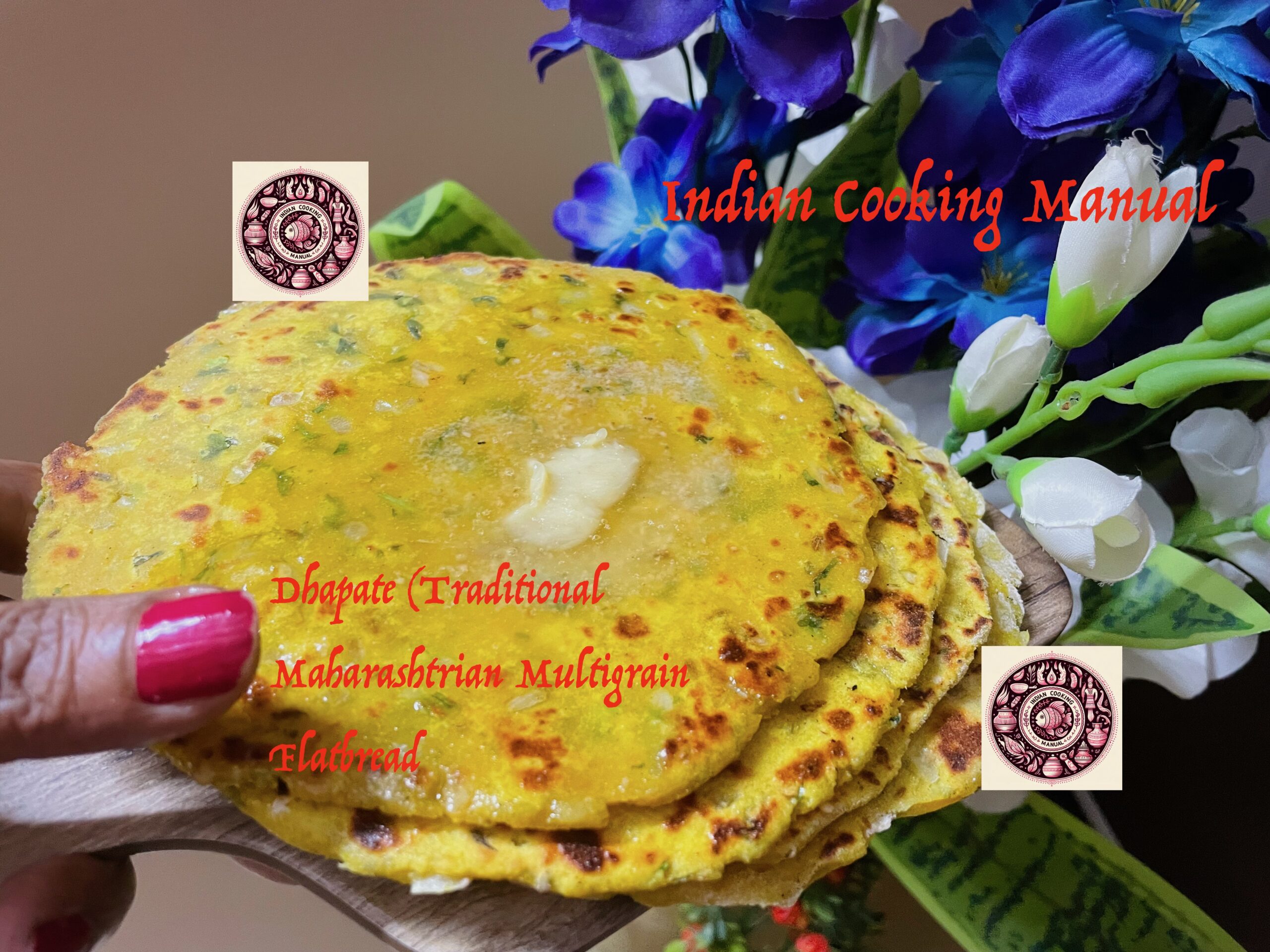 Dhapate (Traditional Maharashtrian Multigrain Flatbread)
