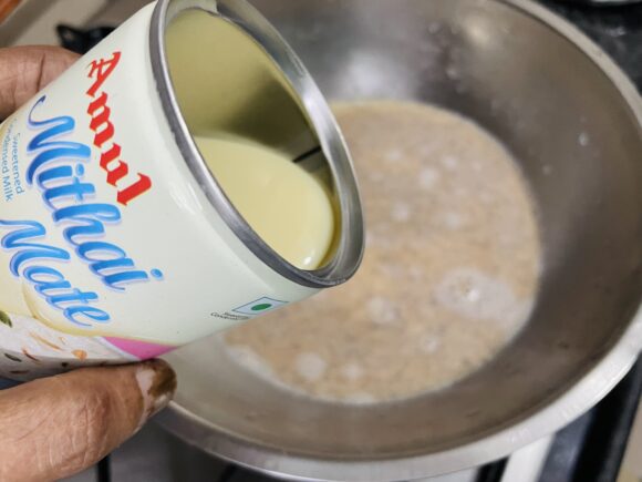 Add condensed milk